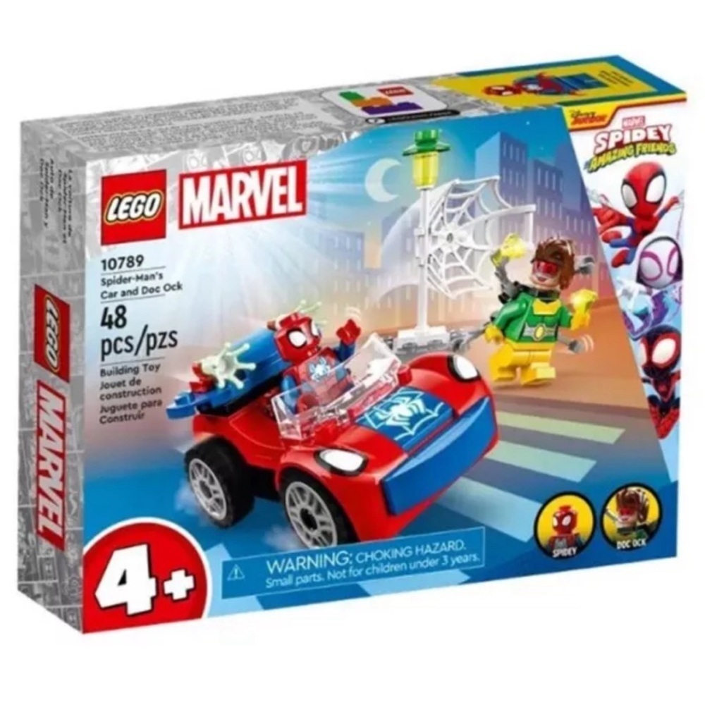 LEGO Marvel Spider Man's Car and Doc Ock Set 10789 Spidey & His Amazing Friends